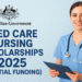 "Australian Government Aged Care Nursing Scholarships 2025 – partial funding opportunity for nursing students in aged care."
