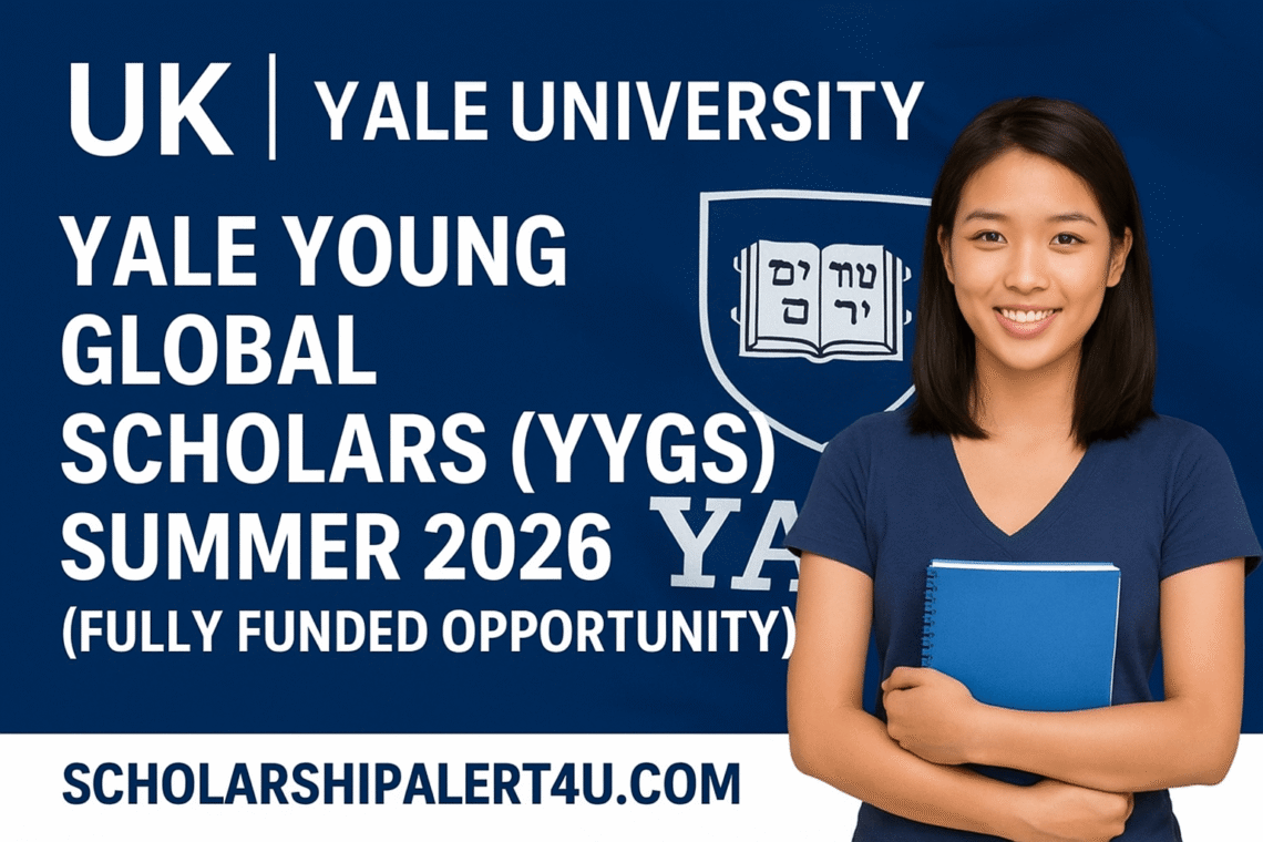 Yale Young Global Scholars (YYGS) Summer 2026 – Fully Funded Opportunity at Yale University | ScholarshipAlert4u.com